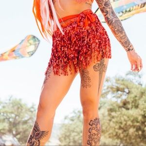 Sequin shimmy skirt or top